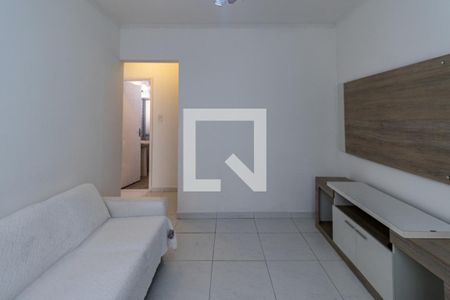 Sala de apartamento para alugar com 2 quartos, 50m² em Jardim Tejereba, Guarujá