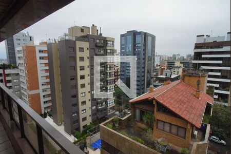 Varanda - Vista de apartamento à venda com 3 quartos, 164m² em Petrópolis, Porto Alegre