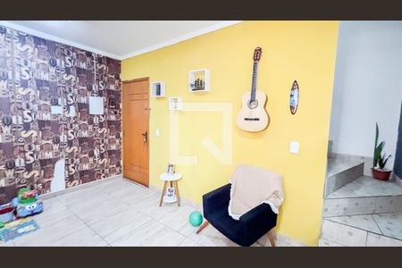 Sala  de apartamento à venda com 2 quartos, 91m² em Jardim Itapoan, Santo André