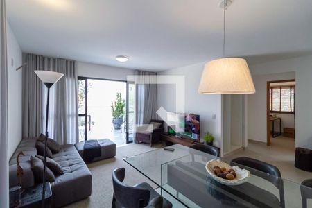 Sala  de apartamento à venda com 3 quartos, 147m² em Santa Amelia, Belo Horizonte