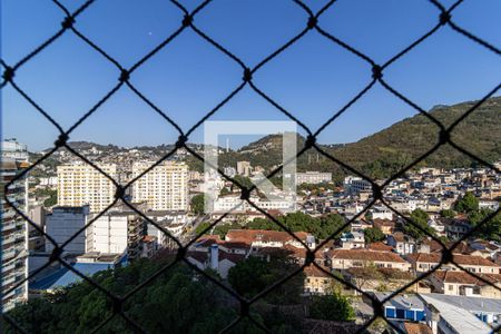 Sala Varanda Vista de apartamento à venda com 3 quartos, 76m² em Rio Comprido, Rio de Janeiro