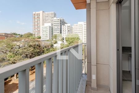 Varanda de apartamento à venda com 1 quarto, 45m² em Chácara Santo Antônio (zona Sul), São Paulo