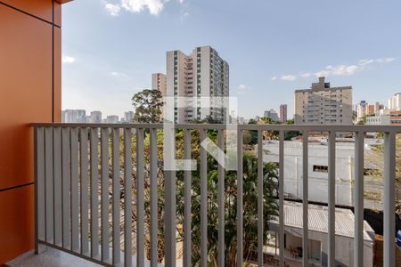 Varanda de apartamento à venda com 1 quarto, 45m² em Chácara Santo Antônio (zona Sul), São Paulo