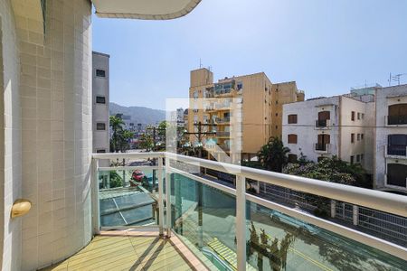 Varanda  de apartamento para alugar com 3 quartos, 99m² em Jardim Tres Marias, Guarujá