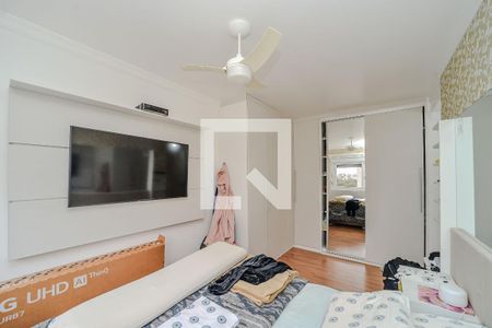 Suíte de apartamento à venda com 3 quartos, 93m² em São Sebastião, Porto Alegre