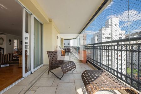 Sala - Varanda de apartamento para alugar com 5 quartos, 340m² em Paraíso, São Paulo