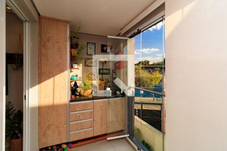 Varanda da Sala de apartamento para alugar com 2 quartos, 50m² em Carandiru, São Paulo