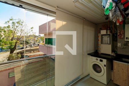 Varanda da Sala de apartamento para alugar com 2 quartos, 50m² em Carandiru, São Paulo