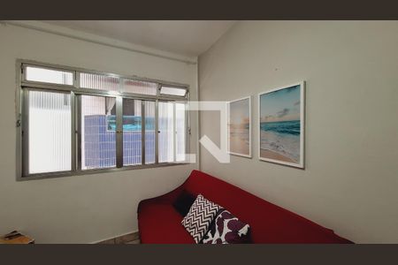 Sala de apartamento para alugar com 1 quarto, 36m² em Canto do Forte, Praia Grande