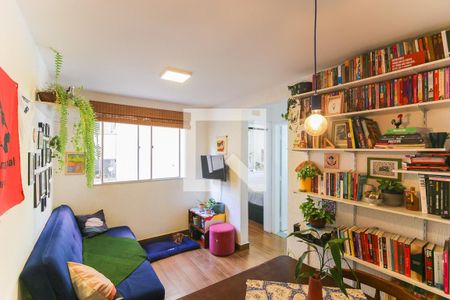 Sala de apartamento à venda com 2 quartos, 50m² em Paraisópolis, São Paulo