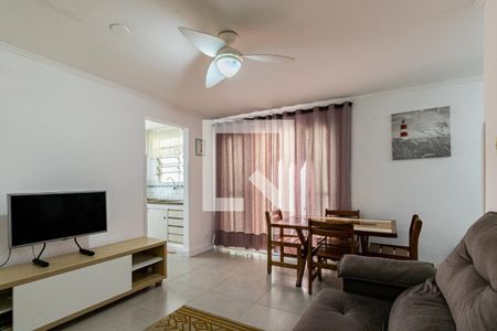 Sala de apartamento para alugar com 2 quartos, 86m² em Loteamento Joao Batista Juliao, Guarujá