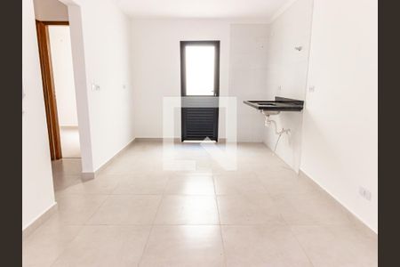 Sala/Cozinha de apartamento à venda com 2 quartos, 43m² em Chácara Mafalda, São Paulo