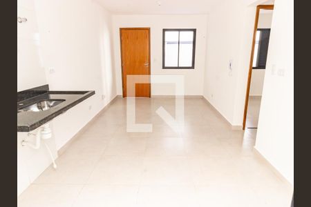 Sala/Cozinha de apartamento à venda com 2 quartos, 43m² em Chácara Mafalda, São Paulo