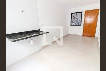 Sala/Cozinha de apartamento à venda com 2 quartos, 39m² em Chácara Mafalda, São Paulo