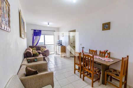 Sala de apartamento para alugar com 2 quartos, 74m² em Cidade Ocian, Praia Grande