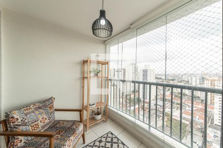 Varanda de apartamento à venda com 3 quartos, 81m² em Vila Gumercindo, São Paulo