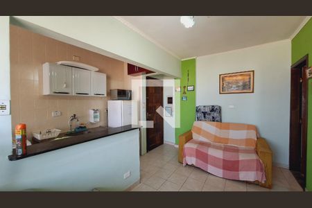 sala de apartamento para alugar com 1 quarto, 45m² em Guilhermina, Praia Grande