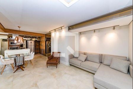 Sala de apartamento à venda com 3 quartos, 93m² em Vila da Serra, Nova Lima