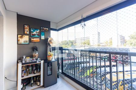 Varanda gourmet de apartamento à venda com 2 quartos, 62m² em Continental, Osasco