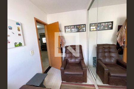 Quarto 1 de apartamento à venda com 2 quartos, 54m² em Califórnia, Contagem