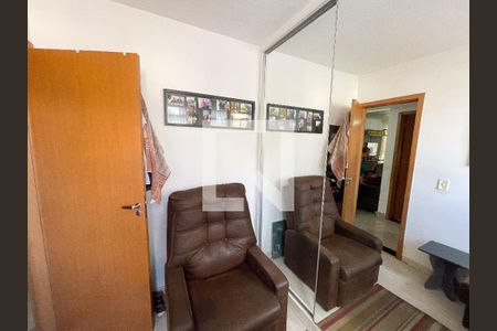 Quarto 1 de apartamento à venda com 2 quartos, 54m² em Califórnia, Contagem