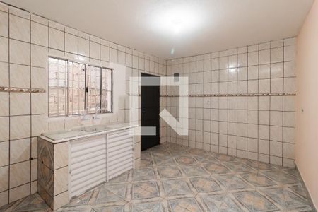 Cozinha de casa para alugar com 1 quarto, 42m² em Jardim Fernandes, São Paulo