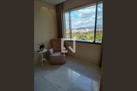 Sala de apartamento à venda com 3 quartos, 78m² em União, Belo Horizonte