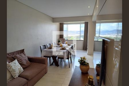 Sala de apartamento à venda com 3 quartos, 78m² em União, Belo Horizonte