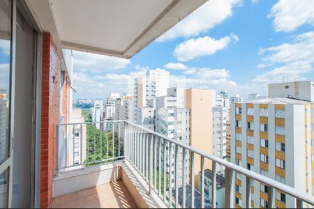 Varanda de apartamento para alugar com 3 quartos, 98m² em Paraíso, São Paulo