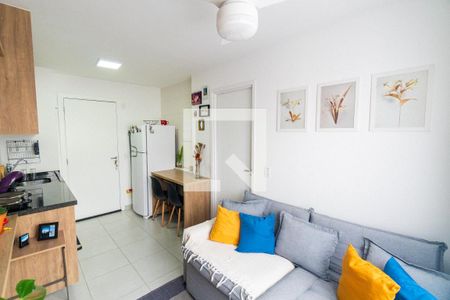 Sala/Cozinha de apartamento para alugar com 1 quarto, 25m² em Vila Clementino, São Paulo