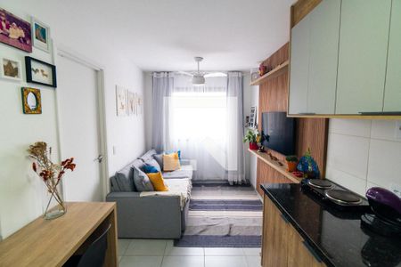 Sala/Cozinha de apartamento para alugar com 1 quarto, 25m² em Vila Clementino, São Paulo