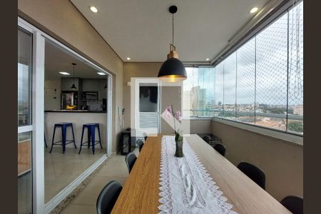 Varanda Gourmet de apartamento à venda com 3 quartos, 102m² em Jardim Cidália, São Paulo