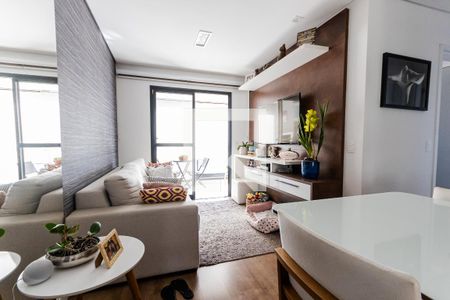 Sala de apartamento à venda com 2 quartos, 60m² em Parque das Nações, Santo André