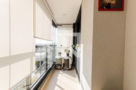 Varanda da Sala de apartamento à venda com 2 quartos, 60m² em Parque das Nações, Santo André