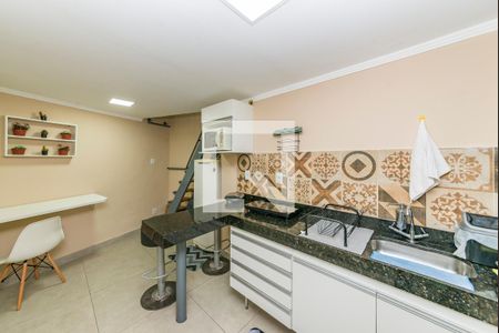 Sala/Cozinha de kitnet/studio para alugar com 1 quarto, 30m² em Minas Brasil, Belo Horizonte