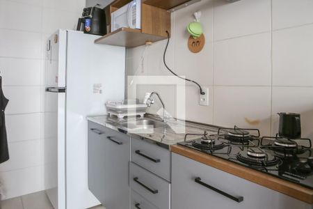 Sala e Cozinha de apartamento à venda com 1 quarto, 37m² em Bom Retiro, São Paulo