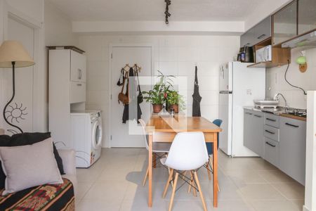 Sala e Cozinha de apartamento à venda com 1 quarto, 37m² em Bom Retiro, São Paulo