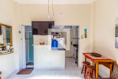 Sala/Quarto de apartamento para alugar com 1 quarto, 23m² em Ocian, Praia Grande