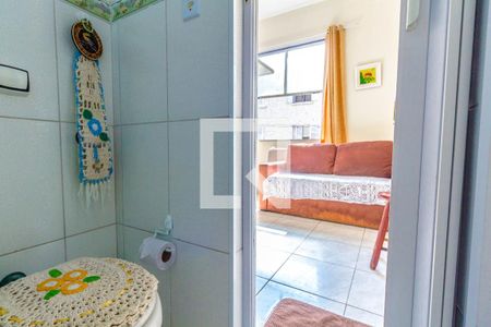 Banheiro de apartamento para alugar com 1 quarto, 23m² em Ocian, Praia Grande