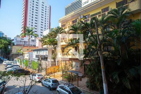 Vista da Varanda da Sala/Quarto de kitnet/studio à venda com 1 quarto, 18m² em Bela Vista, São Paulo