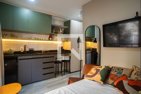 Sala/Quarto de kitnet/studio à venda com 1 quarto, 18m² em Bela Vista, São Paulo