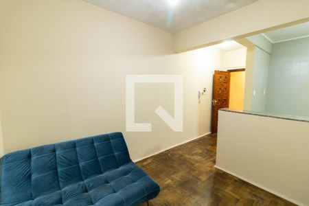 Sala/Cozinha de apartamento à venda com 2 quartos, 54m² em Centro Histórico, Porto Alegre