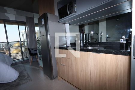 Studio - ambiente cozinha de apartamento para alugar com 1 quarto, 20m² em Paraíso, São Paulo