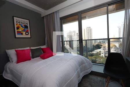 Studio - ambiente quarto de apartamento para alugar com 1 quarto, 20m² em Paraíso, São Paulo