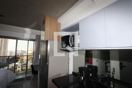 Studio - ambiente cozinha de apartamento para alugar com 1 quarto, 20m² em Paraíso, São Paulo