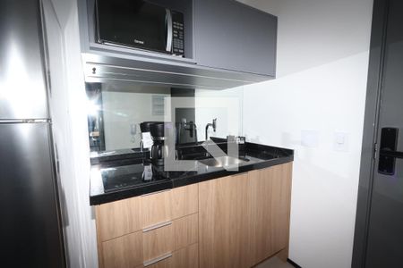 Studio - ambiente cozinha de apartamento para alugar com 1 quarto, 20m² em Paraíso, São Paulo