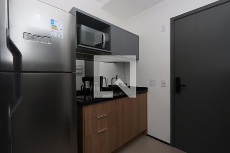 Studio - ambiente cozinha de apartamento para alugar com 1 quarto, 20m² em Paraíso, São Paulo