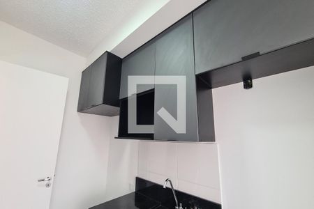 Cozinha de kitnet/studio para alugar com 1 quarto, 27m² em Jardim Independência, São Paulo