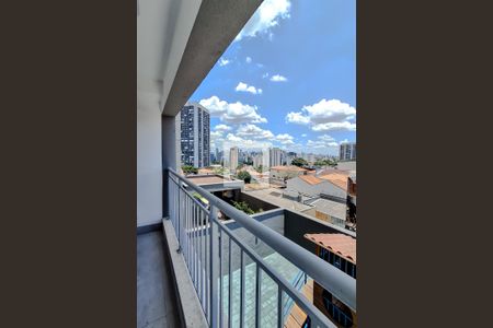 Varanda do Studio de kitnet/studio para alugar com 1 quarto, 25m² em Vila Dom Pedro I, São Paulo