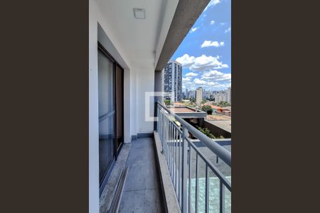 Varanda do Studio de kitnet/studio para alugar com 1 quarto, 25m² em Vila Dom Pedro I, São Paulo
